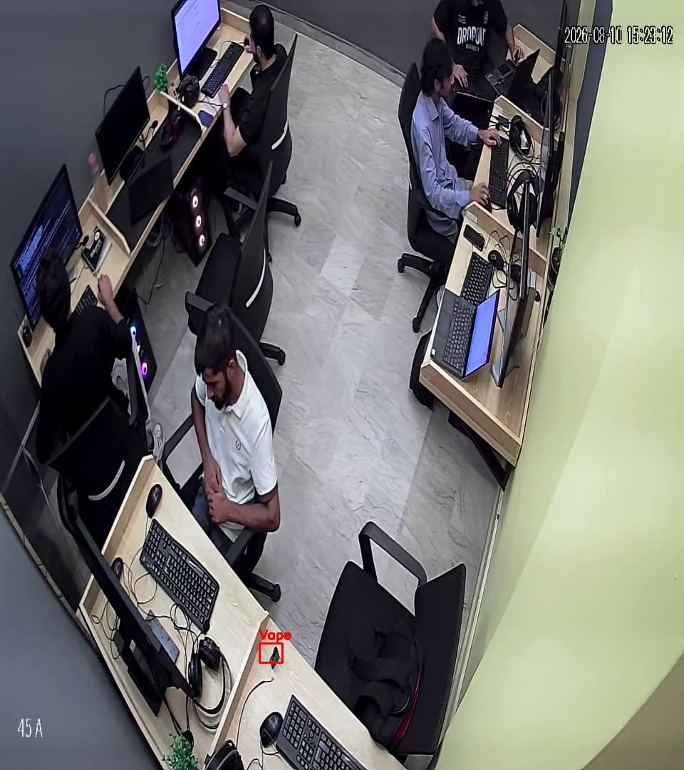 AI Vape Detection System screenshot 2