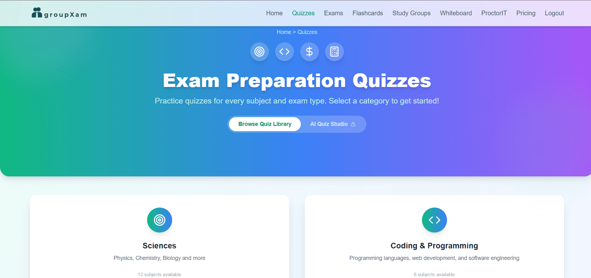 GroupXam screenshot 2