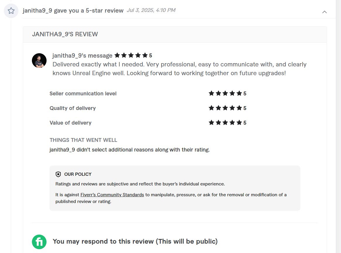 Client review 2