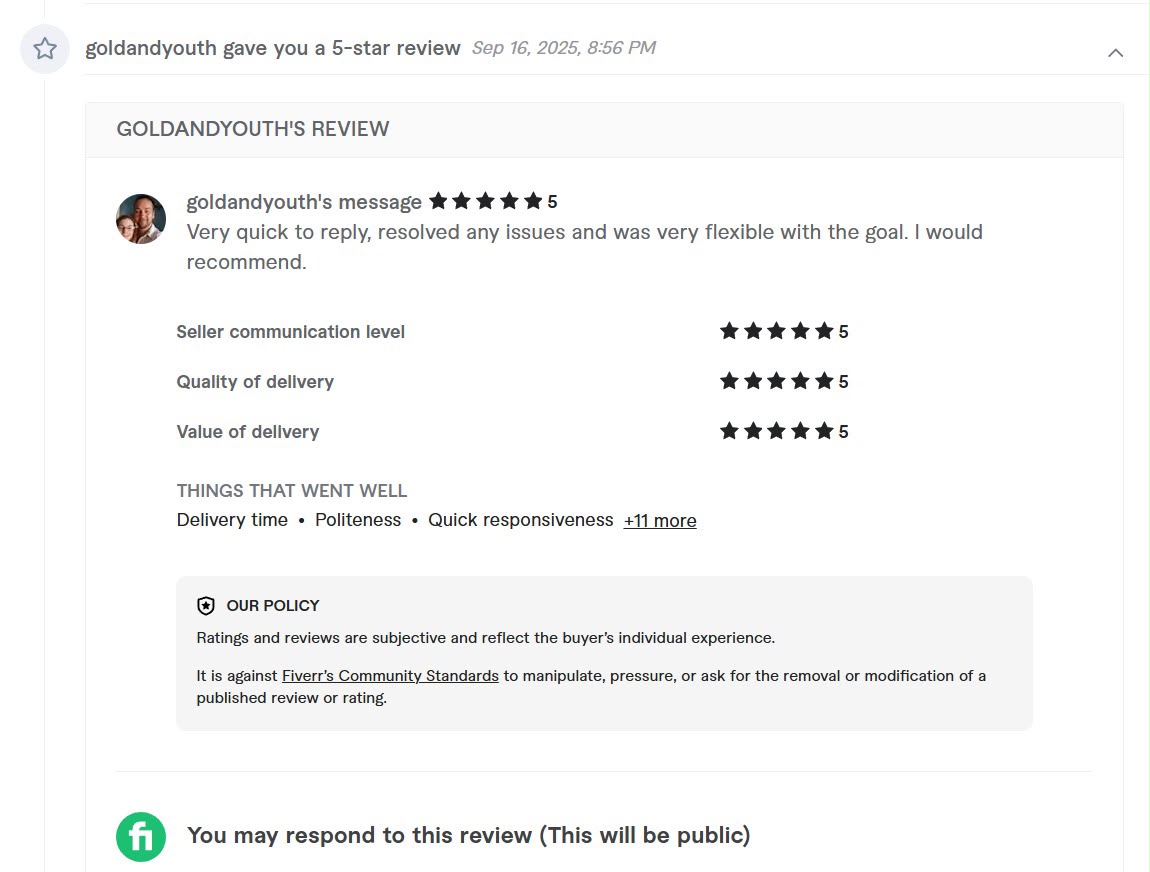 Client review 7