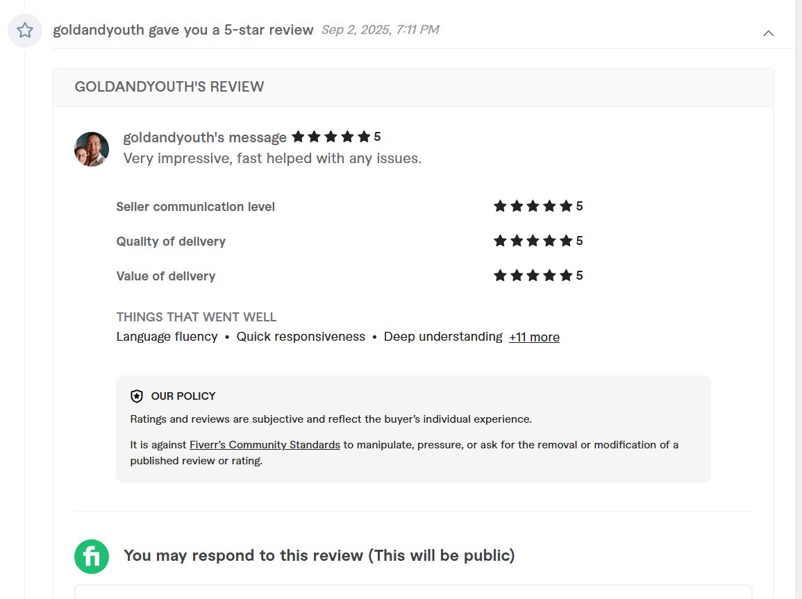 Client review 8